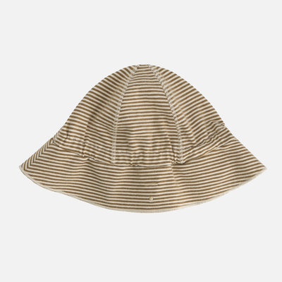 Baby Cotton Sun Hat - Woody/Cream