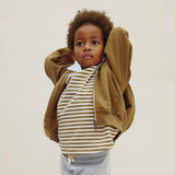 Kids Cotton Hooded Cardigan - Woody