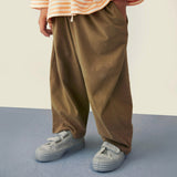 Kids Cotton Pull Up Trouser - Woody