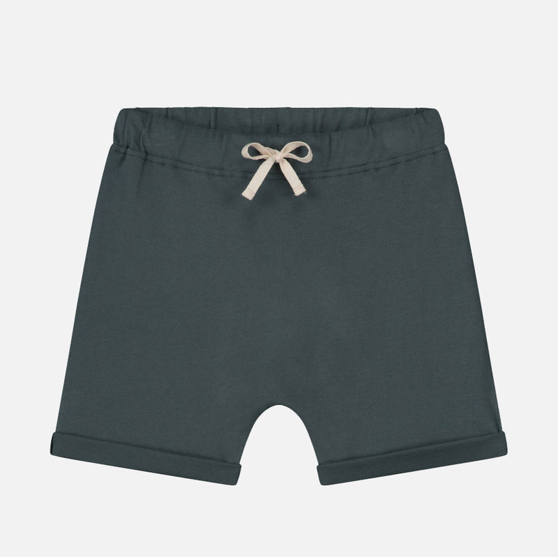 Kids Cotton Shorts - Blue Grey