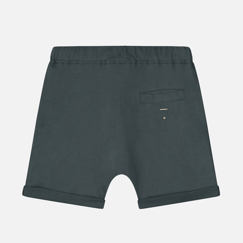 Kids Cotton Shorts - Blue Grey
