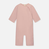 Baby Cotton Wrap Babysuit - Faded Pink