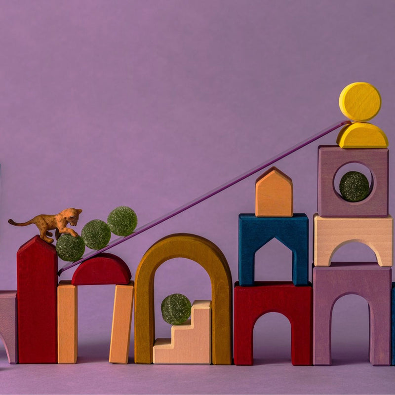 Wooden Building Set - Panorama