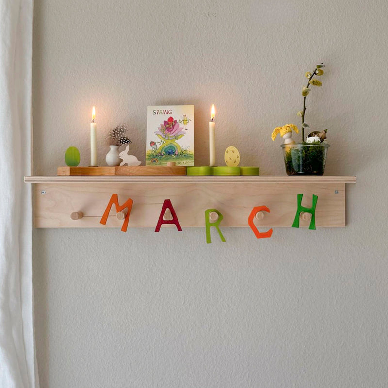 Wooden Plain Yori Shelf