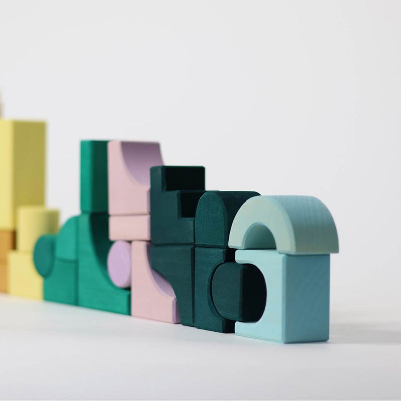 Wooden Small Building Set - Movement