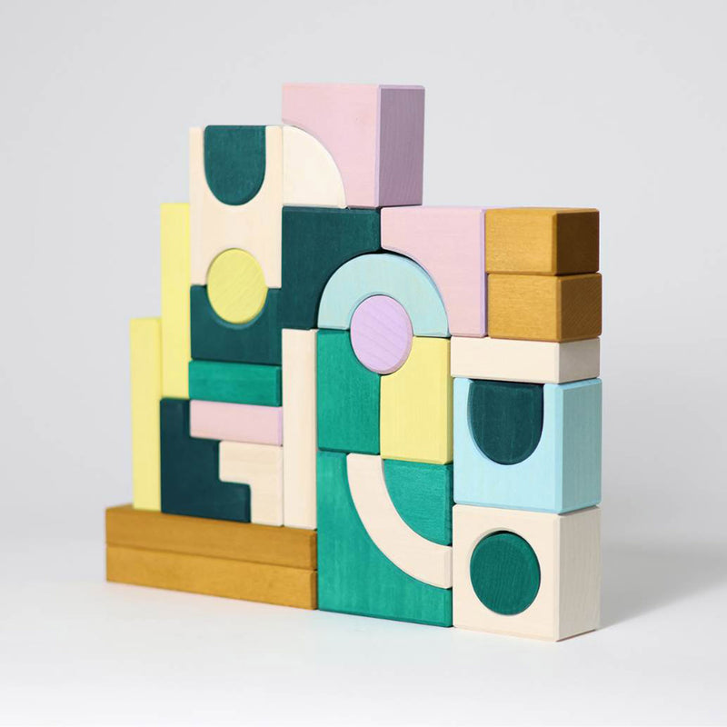 Wooden Small Building Set - Movement