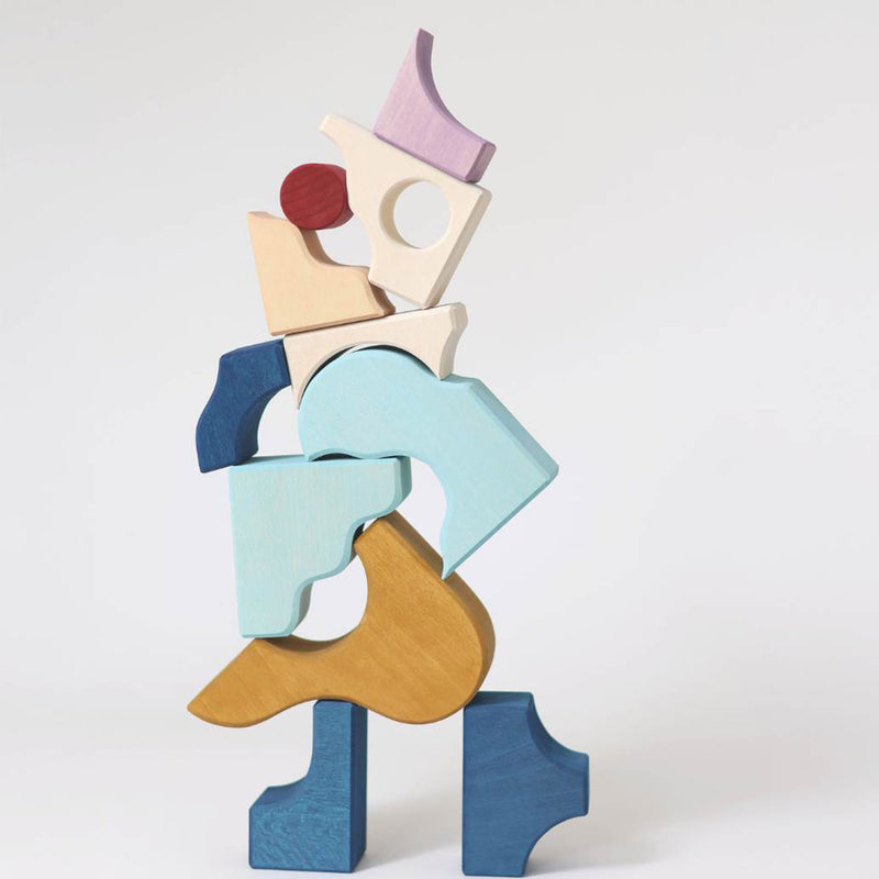 Wooden Small Building Set - Wave