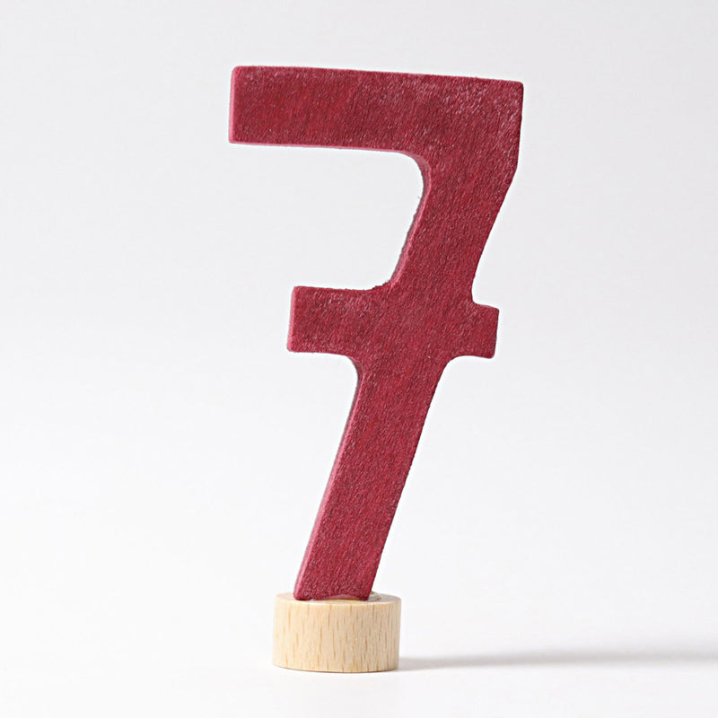 Wooden Numbers For Celebration Ring - More Options