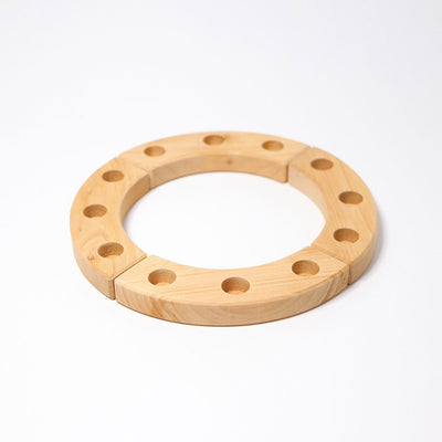 Wooden Small Celebration Ring - Natural