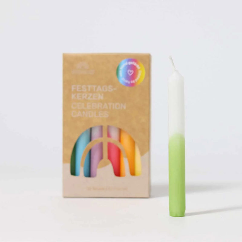 Celebration Candles - Rainbow - Set of 12
