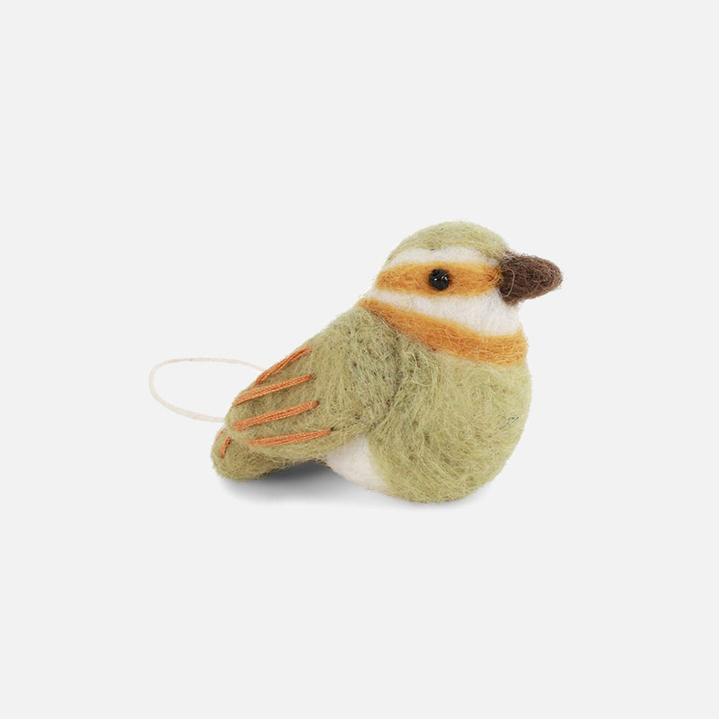 Handmade Felted Wool Spinus Bird Decorations - More Colours