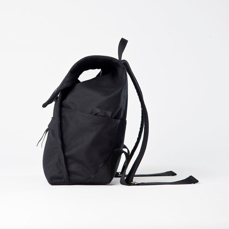 Cotton Catamaran Rucksack - Black