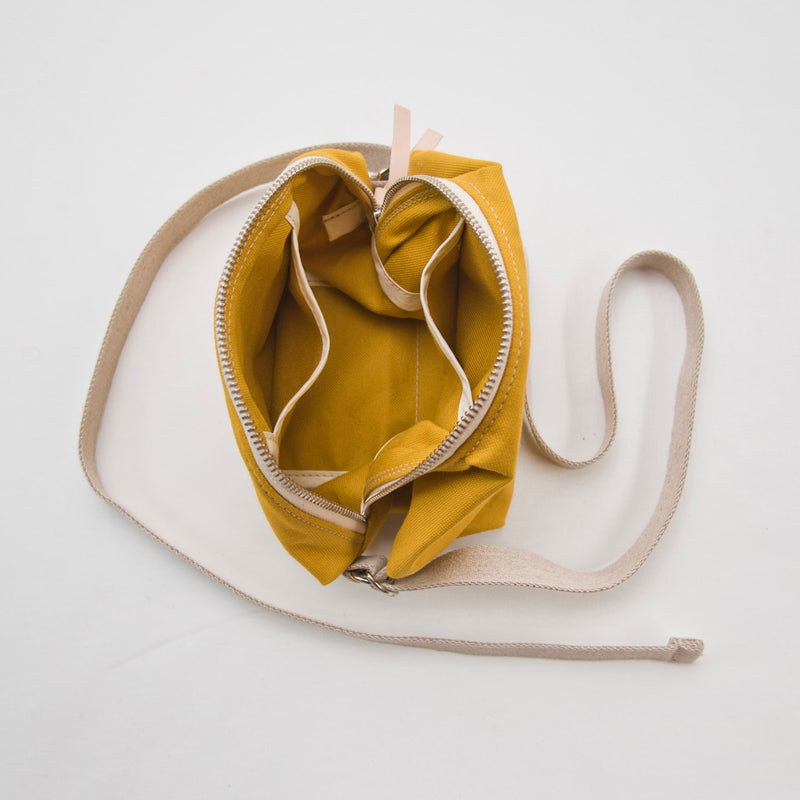 Cotton Valor Cross Body Bag - Bright Mustard