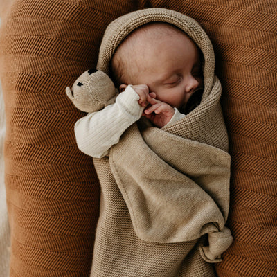 Merino Wool Tokki Teddy Comforter - Sand