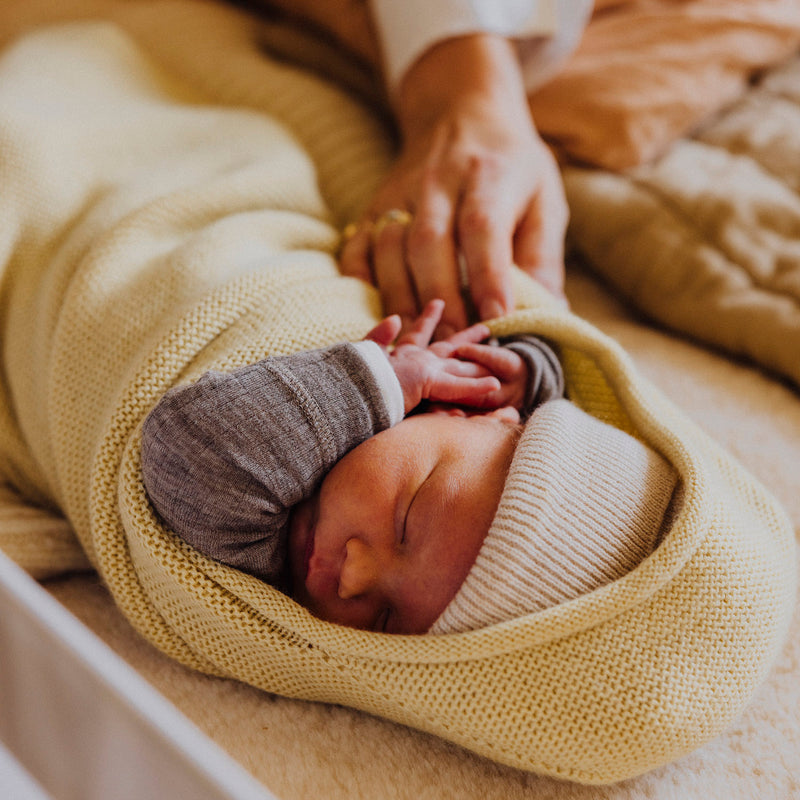 Merino Wool Cocoon - Light Yellow