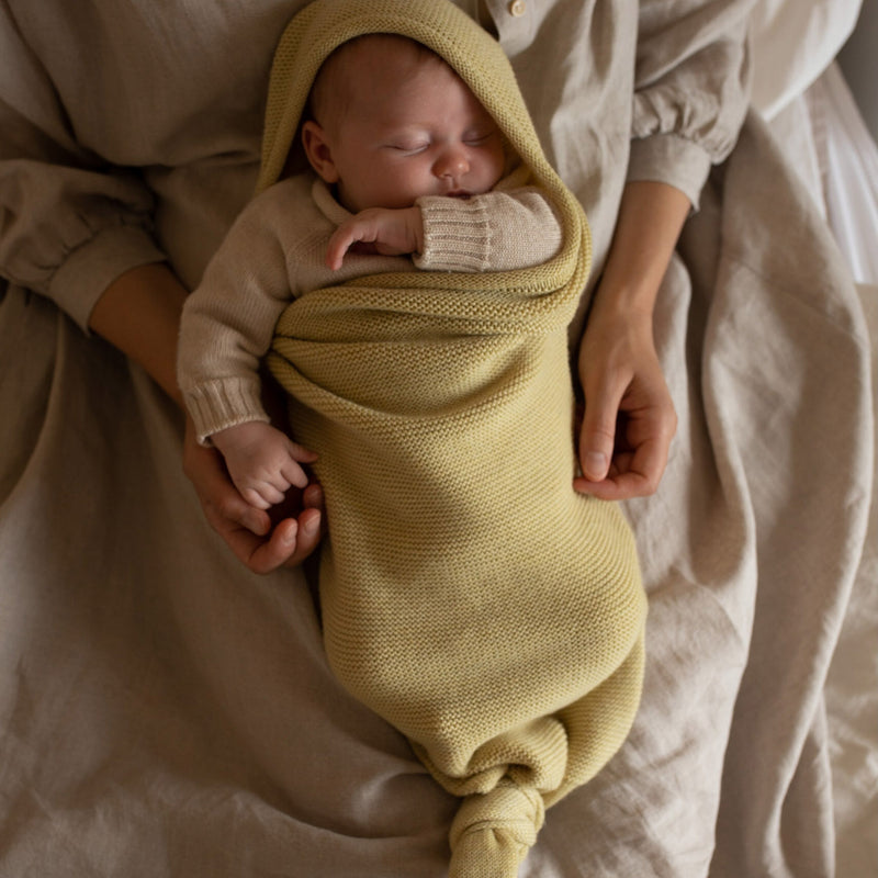 Merino Wool Cocoon - Light Yellow
