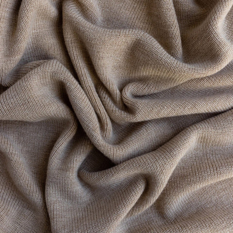 Merino Wool Felix Swaddle/Baby Blanket - Sand