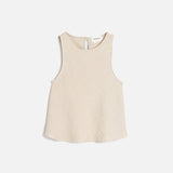 Women's Linen Sleeveless Top - Piedra