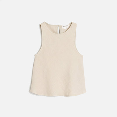 Women's Linen Sleeveless Top - Piedra