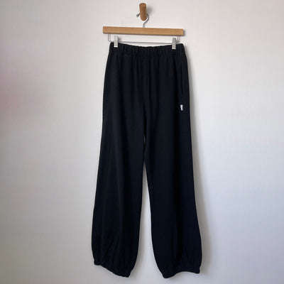 Women's Cotton Balloon Pants - Black