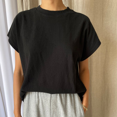 Women's Cotton Jeanne Tee - Black