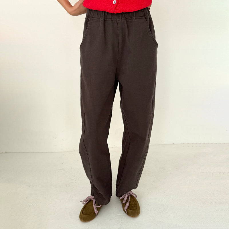 Women's Cotton Arc Pants - Umber