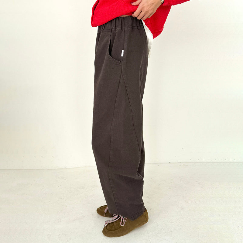 Women's Cotton Arc Pants - Umber
