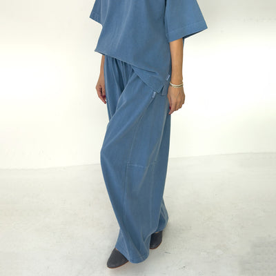 Women's Cotton Bare Pants - Cornflower