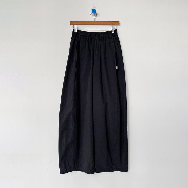 Women's Cotton Parachute Pants - Black