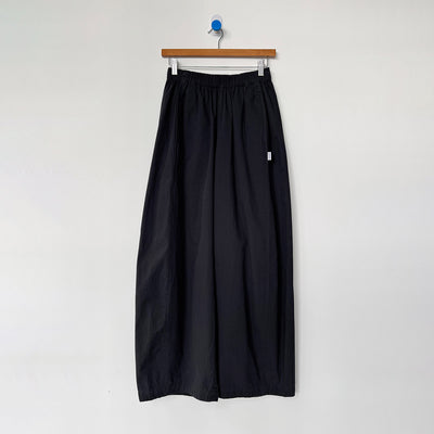 Women's Cotton Parachute Pants - Black