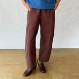 Womens Cotton Arc Pants - Chocolate