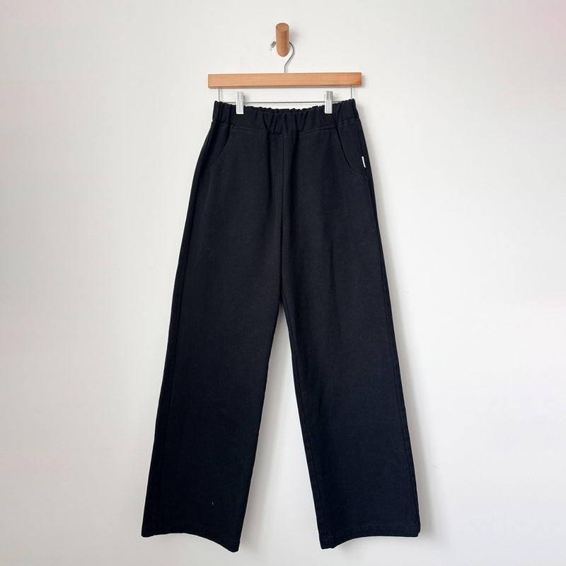 Women's Cotton Bon Pants - Black Canvas