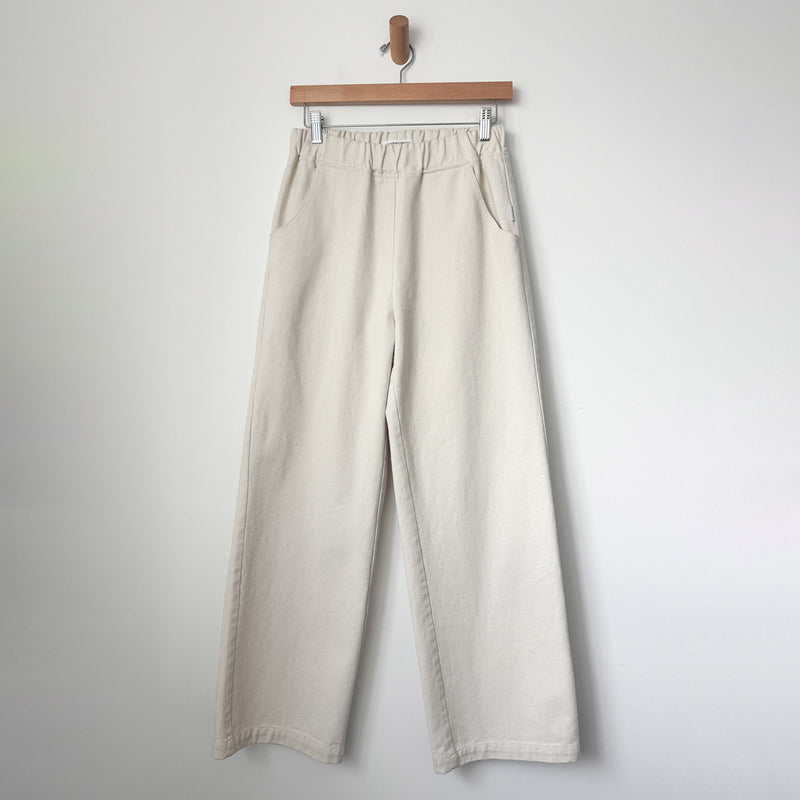 Women's Cotton Bon Pants - Naturel