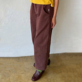 Womens Cotton Arc Pants - Chocolate