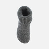 Boiled Wool Tall Slipper boot - Anthracite