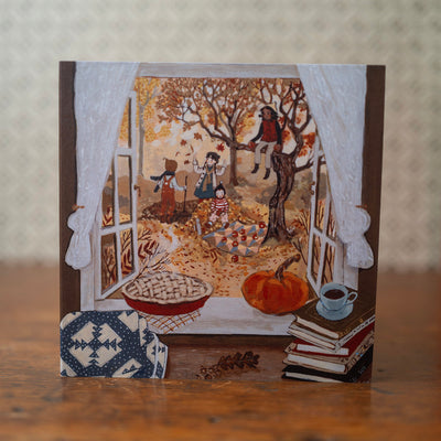 Greeting Card - Autumn's Window