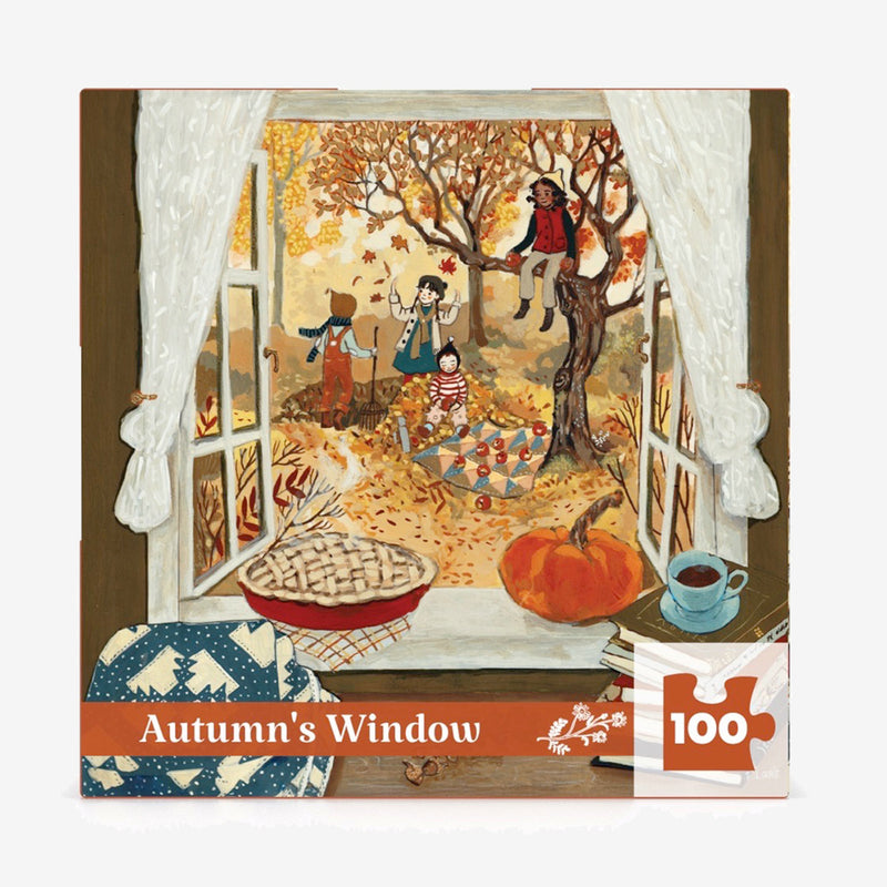 Autumn's Window Mini Puzzle - 100 Pieces