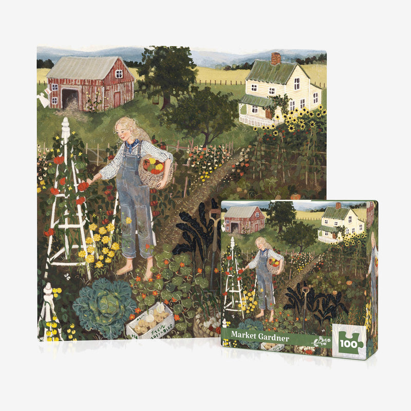 Market Gardner Mini Puzzle - 100 Piece