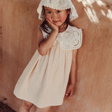 Cotton/Linen Warie Dress - Blush