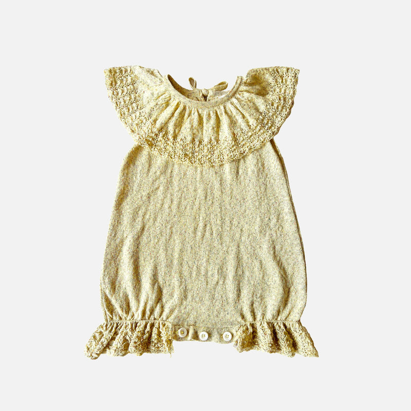 Baby & Kids Linen Liliwen Romper - Heliodor