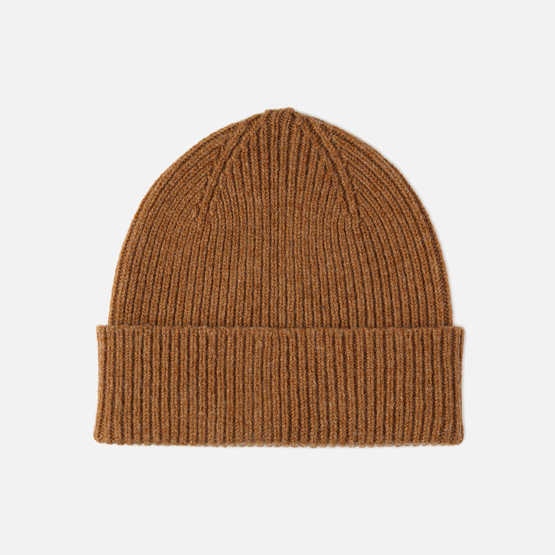 Adults Lambswool Clyde Beanie - Driftwood