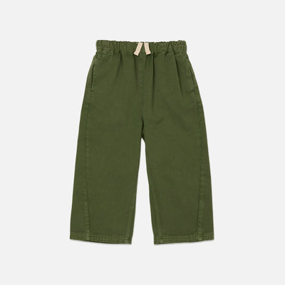 Cotton Twill Relaxed Pant - Cypress