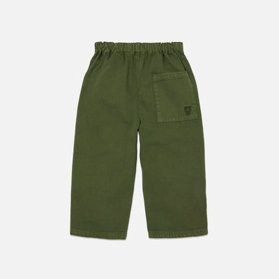 Cotton Twill Relaxed Pant - Cypress