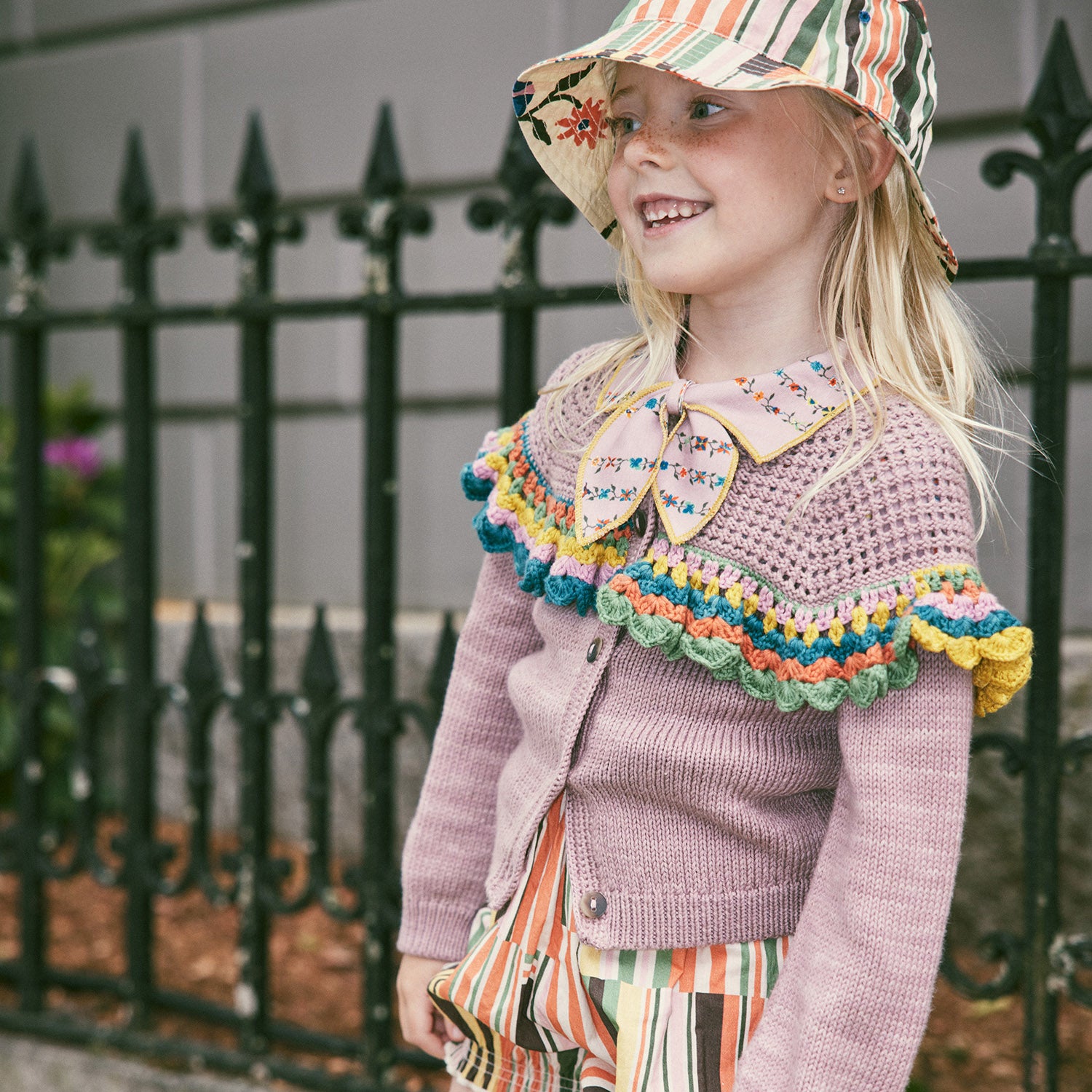 Crochet Pima Cotton Joya Cardigan - Plum Petal – MamaOwl
