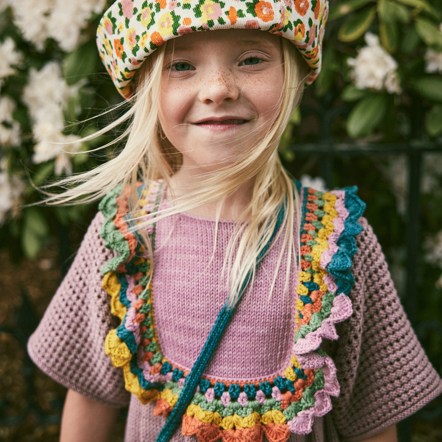 Kids Crochet Pima Cotton Joya Dress - Plum Petal – MamaOwl