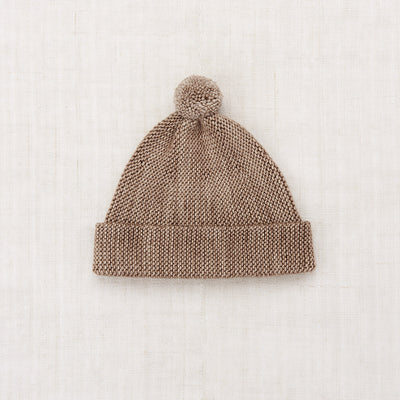 Baby & Kids Merino Wool Garter Hat - Brut