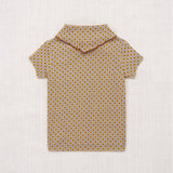 Pima Cotton Scout Tee - Pewter Flower Dot