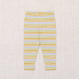 Baby Pima Cotton Leggings - Mist Avenue Stripe