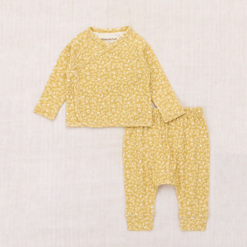 Baby Pima Cotton Wrap Set - Root Bunny Meadow