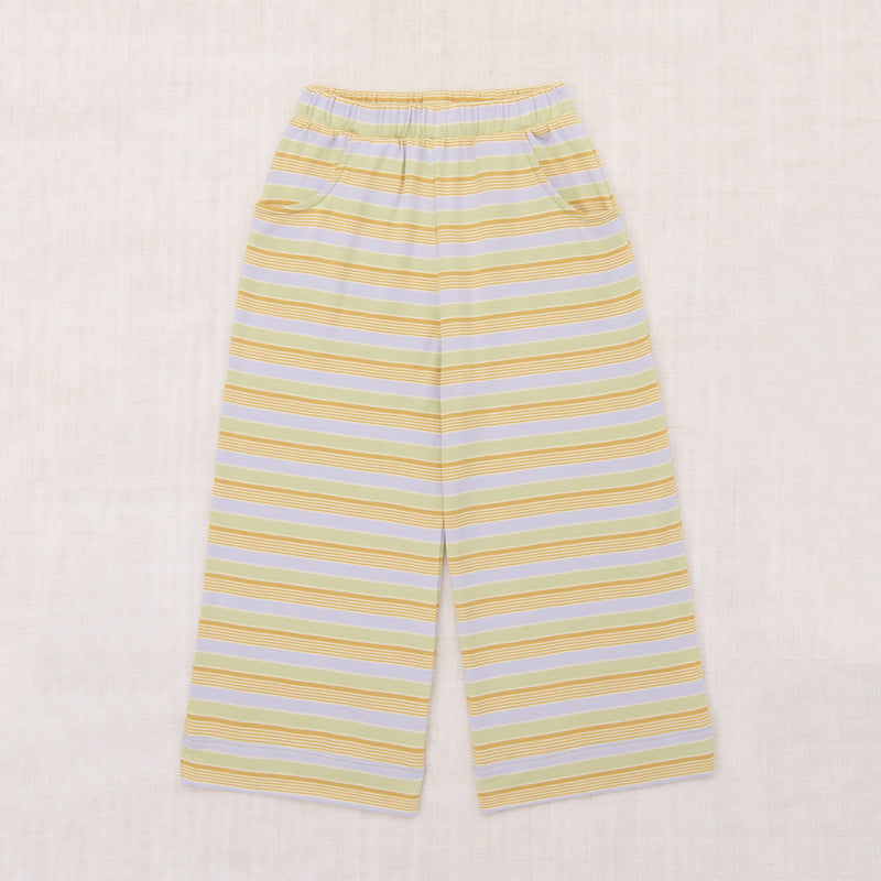 Kids Pima Cotton Beach pant - Mist Avenue Stripe